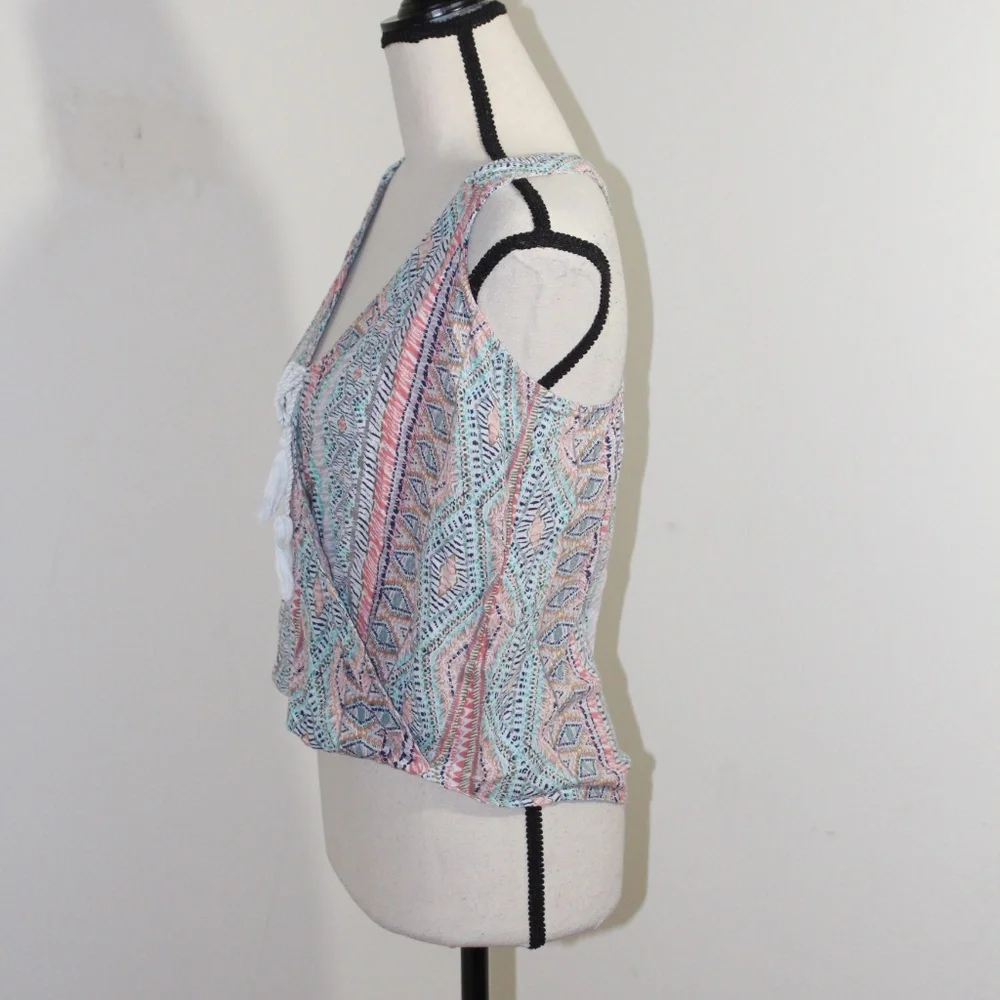 Hollister, Wrap Tie Tassel  Tank top - Picture 2 of 7